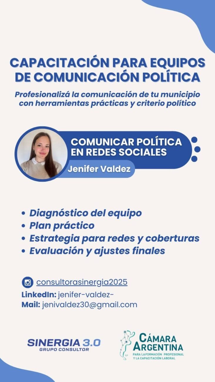 Sinergia 3.0 suma capacitación para equipos de comunicación política